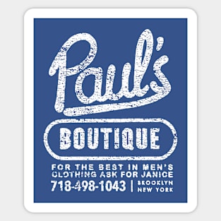 Paul's Boutique vintage Sticker